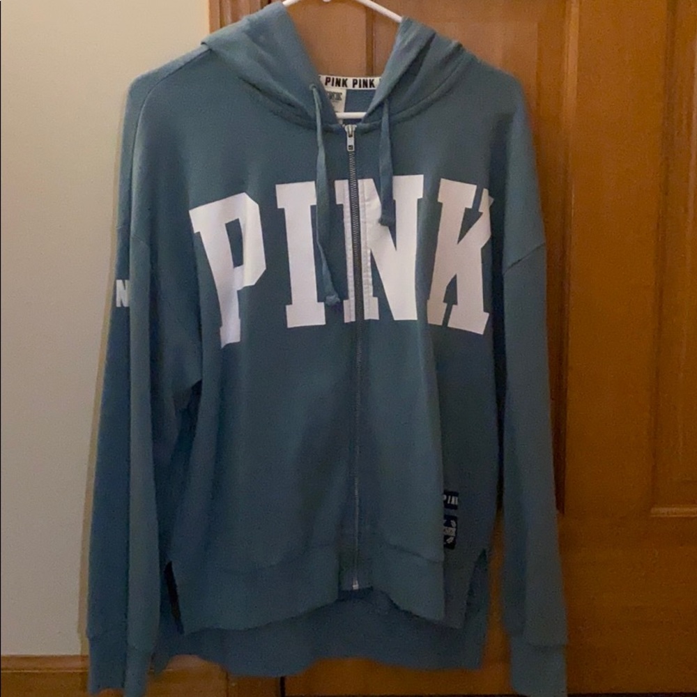 VS Pink zip up hoodie